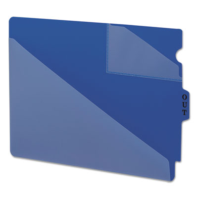 Smead&reg; End Tab Poly Out Guides, Two-Pocket Style