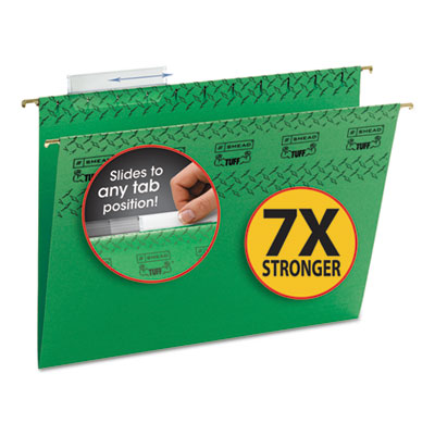 Smead&reg; TUFF&reg; Hanging Folders with Easy Slide&trade; Tab