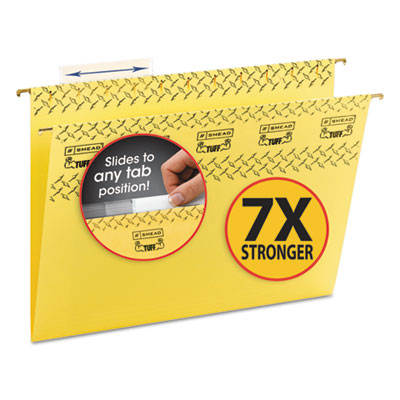 Smead&reg; TUFF&reg; Hanging Folders with Easy Slide&trade; Tab