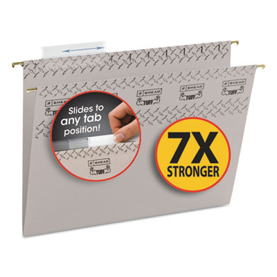 Smead&reg; TUFF&reg; Hanging Folders with Easy Slide&trade; Tab