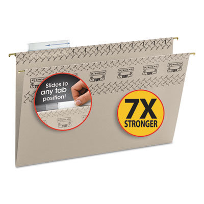 Smead&reg; TUFF&reg; Hanging Folders with Easy Slide&trade; Tab