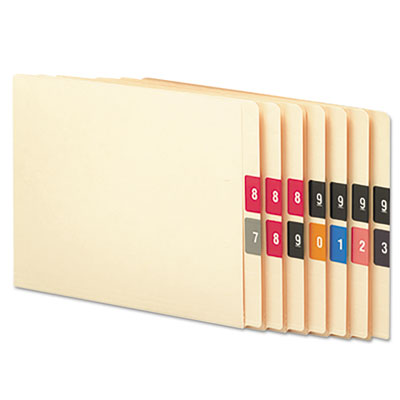 Smead&reg; Numerical End Tab File Folder Labels