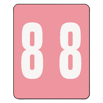 Smead&reg; AM100RN Color-Coded Numeric Labels
