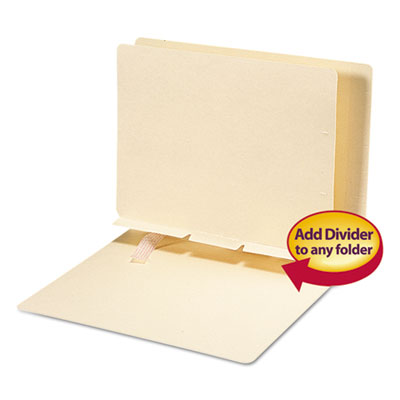 Smead&reg; Self-Adhesive Folder Dividers for Top/End Tab Folders