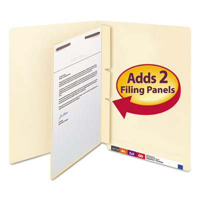 Smead&reg; Self-Adhesive Folder Dividers for Top/End Tab Folders
