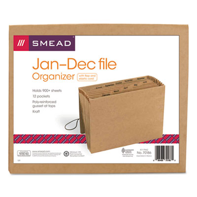 Smead&reg; Indexed Expanding Kraft Files