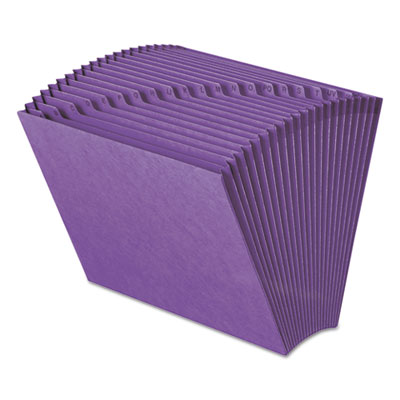 Smead&reg; Heavy-Duty Indexed Expanding Open Top Color Files