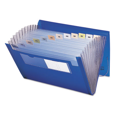 Smead&reg; Expanding File With Color Tab Inserts