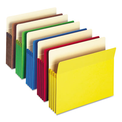 Smead&reg; Colored File Pockets