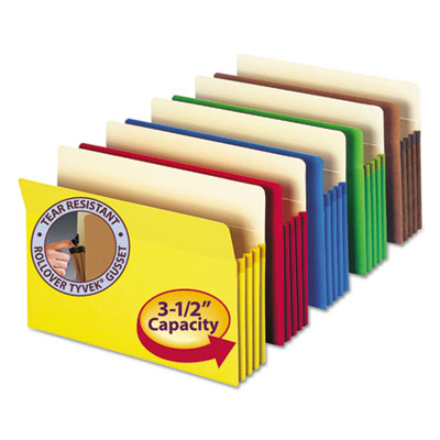 Smead&reg; Colored File Pockets