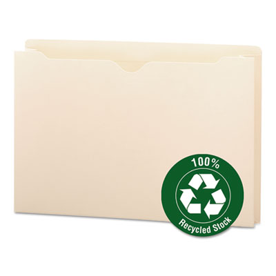 Smead&reg; 100% Recycled Top Tab File Jackets