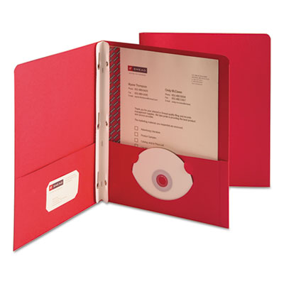 Smead&reg; Heavyweight Two-Pocket Folder with Tang Strip Style Fasteners