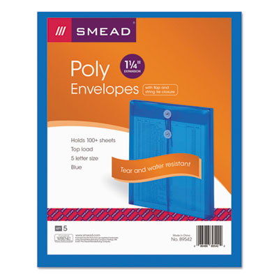 Smead&reg; Poly String &amp; Button Interoffice Envelopes