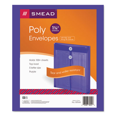 Smead&reg; Poly String &amp; Button Interoffice Envelopes