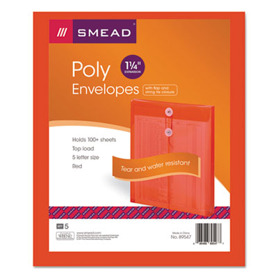 Smead&reg; Poly String &amp; Button Interoffice Envelopes