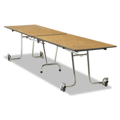 Virco&reg; Folding Mobile Shape Table, Rectangular