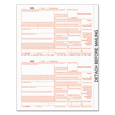 TOPS&trade; IRS Approved 1099 Tax Form