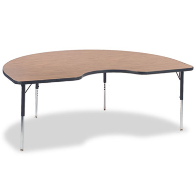 Virco&reg; 4000 Series Kidney Shaped Activity Table