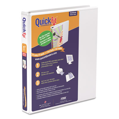 QuickFit&reg; from Stride&reg; D-Ring View Binder