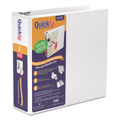 QuickFit&reg; from Stride&reg; D-Ring View Binder