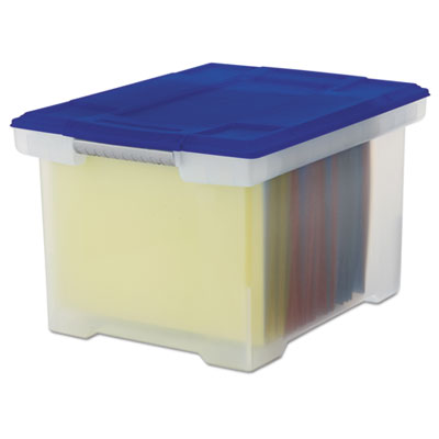 Storex Plastic File Tote