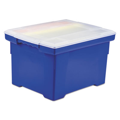 Storex Plastic File Tote
