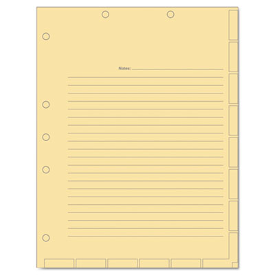 Tabbies&reg; Medical Chart Index Divider Sheets