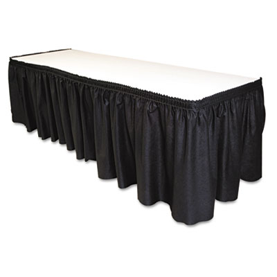 Tablemate&reg; Table Set&reg; Linen-Like Table Skirting