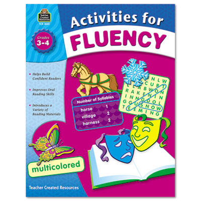 Teacher Created Resources Activities For Fluency