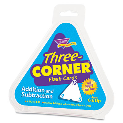 TREND&reg; Three-Corner Flash Cards