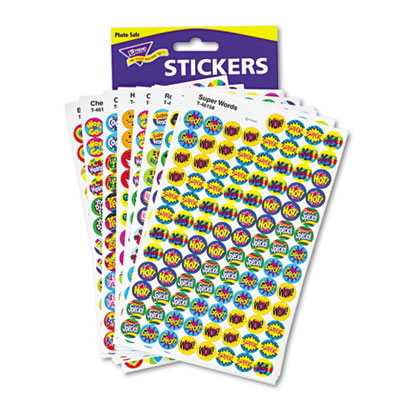 TREND&reg; superSpots&reg; and superShapes&reg; Sticker Packs