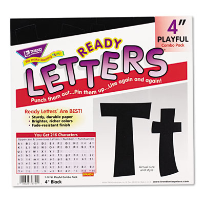 TREND&reg; Ready Letters&reg; Playful Combo Set