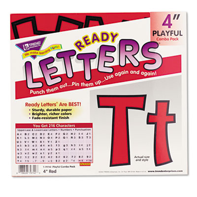 TREND&reg; Ready Letters&reg; Playful Combo Set