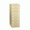 Tennsco Seven-Drawer Multimedia/Card File Cabinet