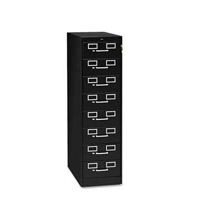Tennsco Eight-Drawer Multimedia/Card File Cabinet