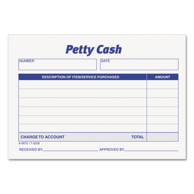 TOPS&trade; Petty Cash Slips