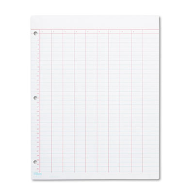 TOPS&trade; Data Pad with Numbered Column Headings