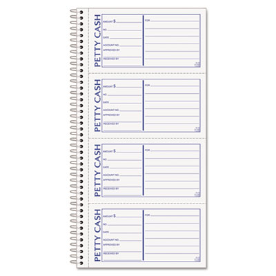 TOPS&trade; Petty Cash Receipt Book