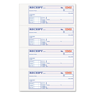 TOPS&trade; Money and Rent Receipt Books