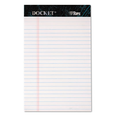TOPS&trade; Docket&trade; Ruled Perforated Pads