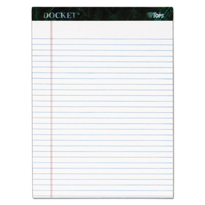 TOPS&trade; Docket&trade; Ruled Perforated Pads