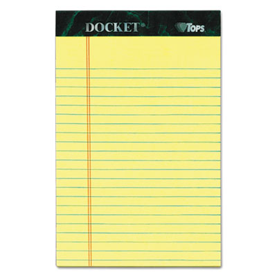 TOPS&trade; Docket&trade; Ruled Perforated Pads
