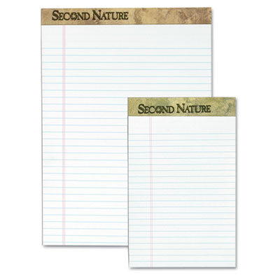TOPS&trade; Second Nature&reg; Premium Recycled Ruled Pads