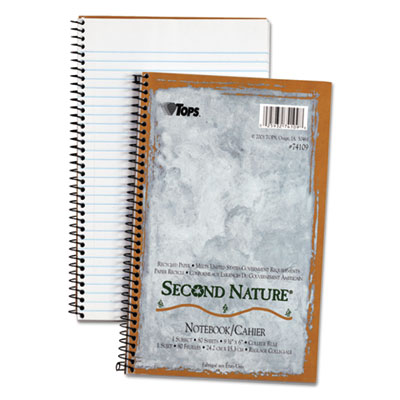 TOPS&trade; Second Nature&reg; Single Subject Wirebound Notebooks