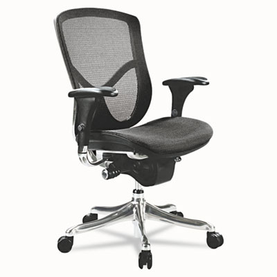 Alera&reg; EQ Series Ergonomic Multifunction Mid-Back Mesh Chair