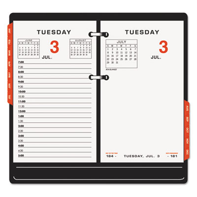 AT-A-GLANCE&reg; Two-Color Desk Calendar Refill