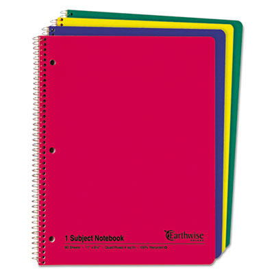Oxford&reg; Earthwise&reg; 100% Recycled Single Subject Notebooks