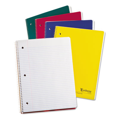 Oxford&reg; Earthwise&reg; 100% Recycled Single Subject Notebooks