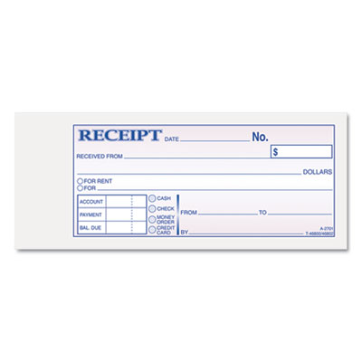Adams&reg; Receipt Book