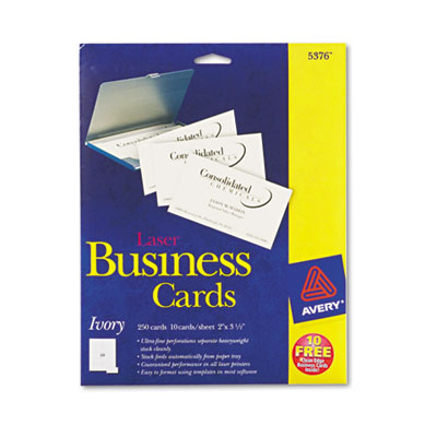 Avery&reg; Standard Printable Microperforated Business Cards
